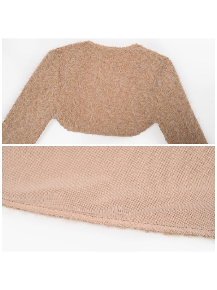 Forest Spirit Faux Fur Cardigan【s0000011774】