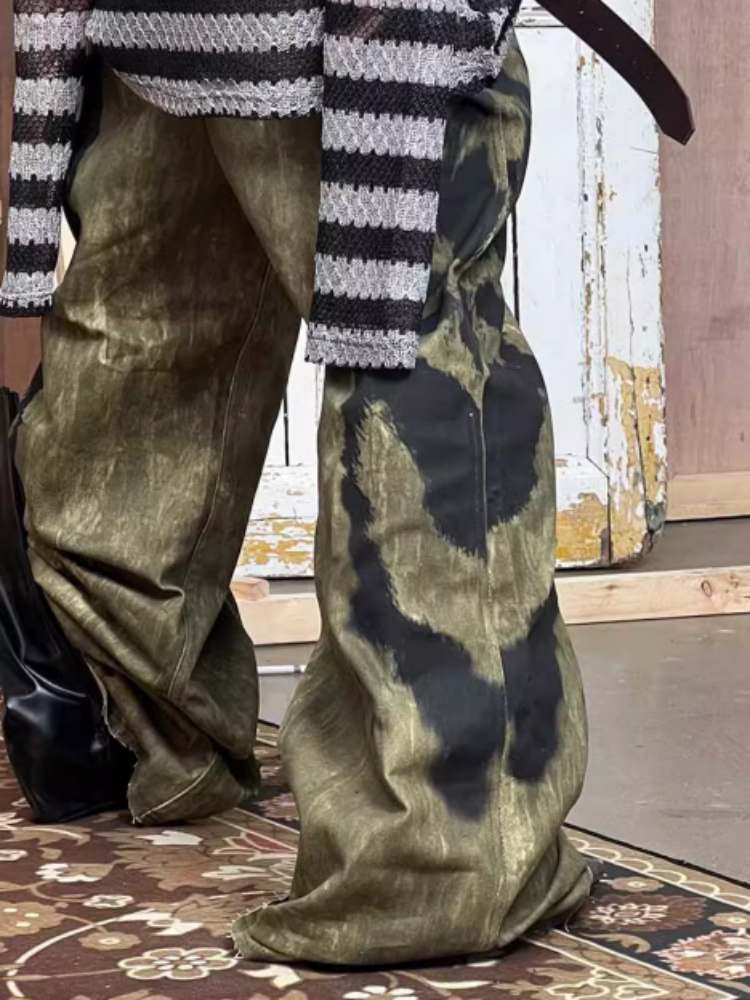 Tie-Dye Print Uncut Pants【s0000008311】