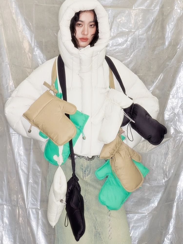 Multi-color environmental protection waterproof down gloves【s0000005617】