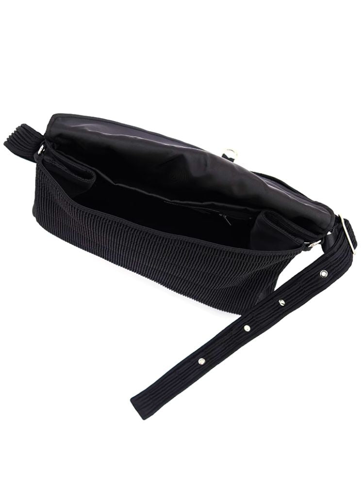 Triangle Pleated Crossbody Bag【s0000005219】