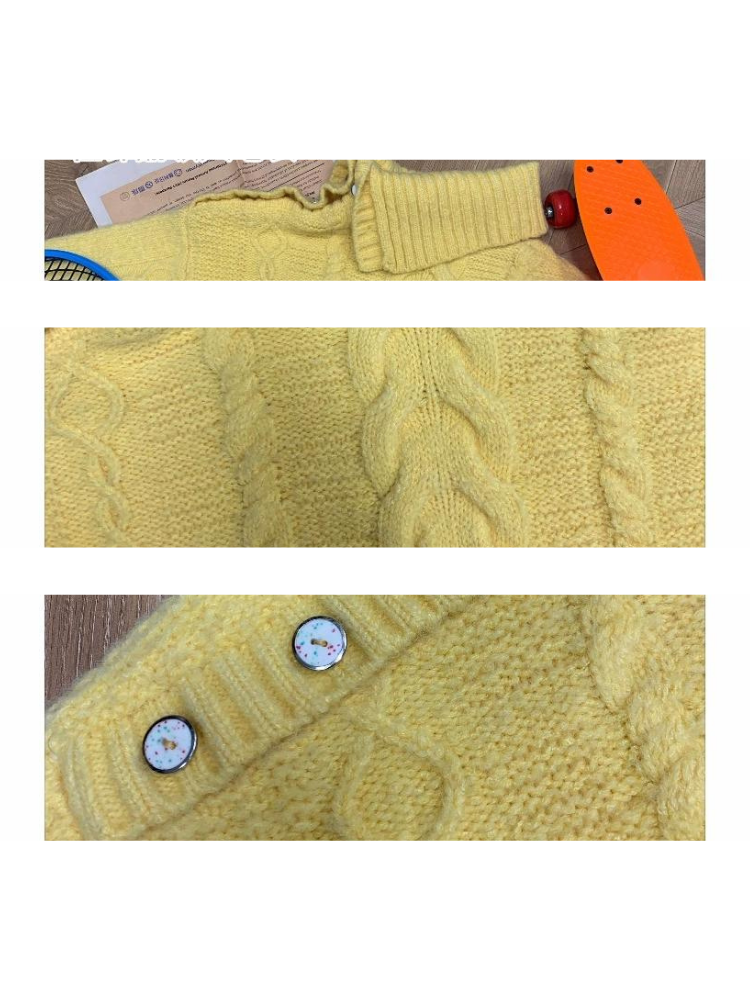 Large lapel sweater【s0000003689】