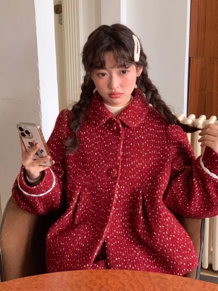 Tweed Girls' Suit【s0000005885】