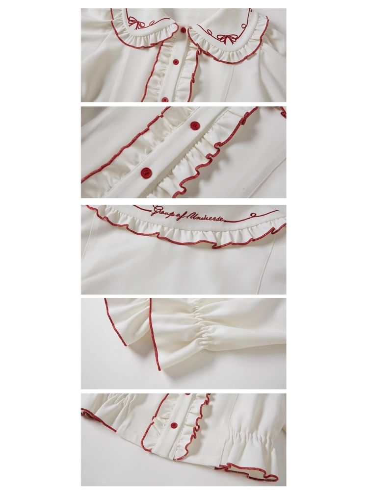 Lace Bubble Blouse【s0000004616】