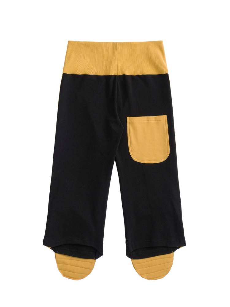 "Ultimate Track" Printed Low Waist Splicing Special Shape Mid Pants【s0000008566】