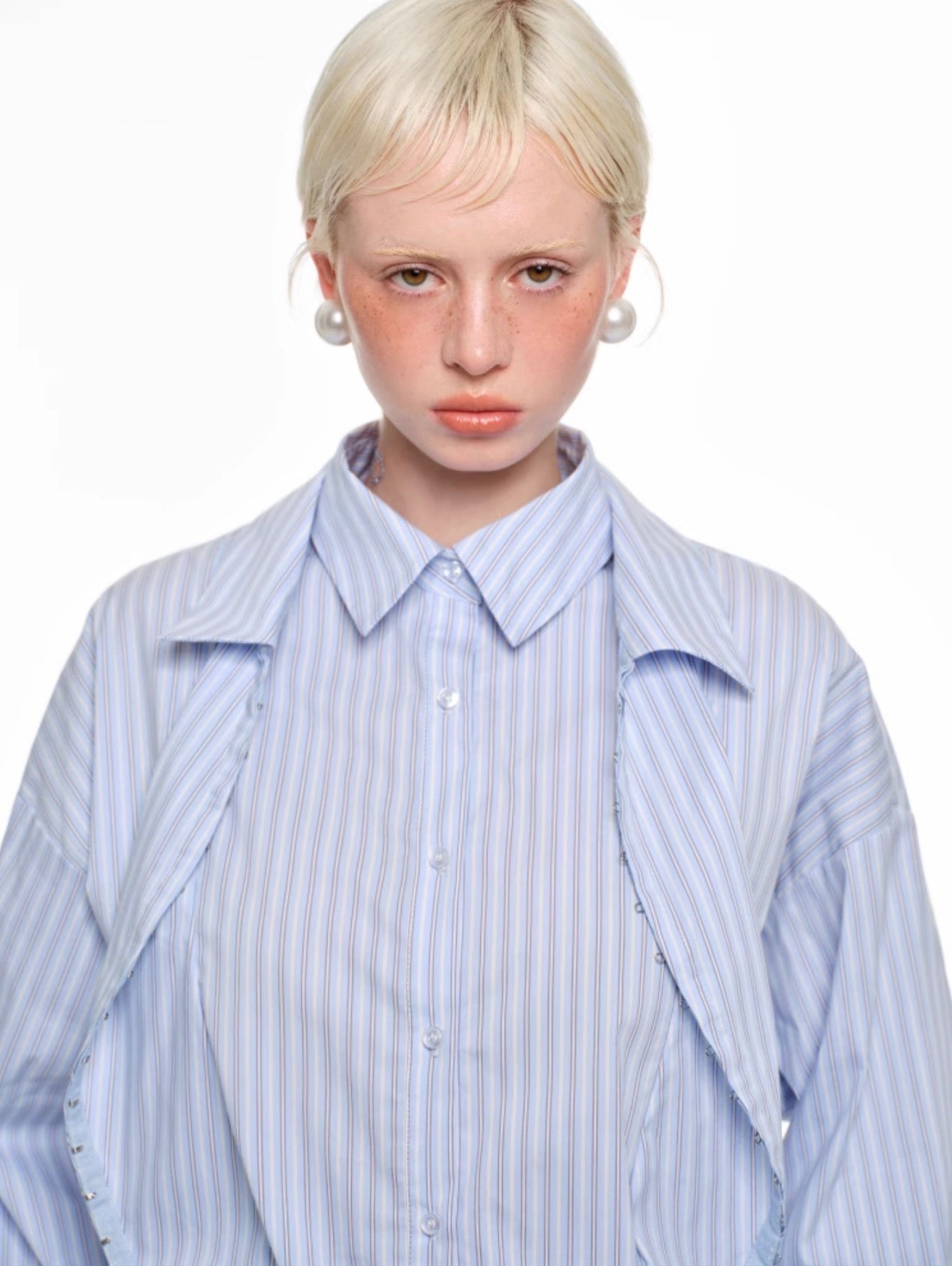 False Two Piece Silhouette Shirt【s0000011597】