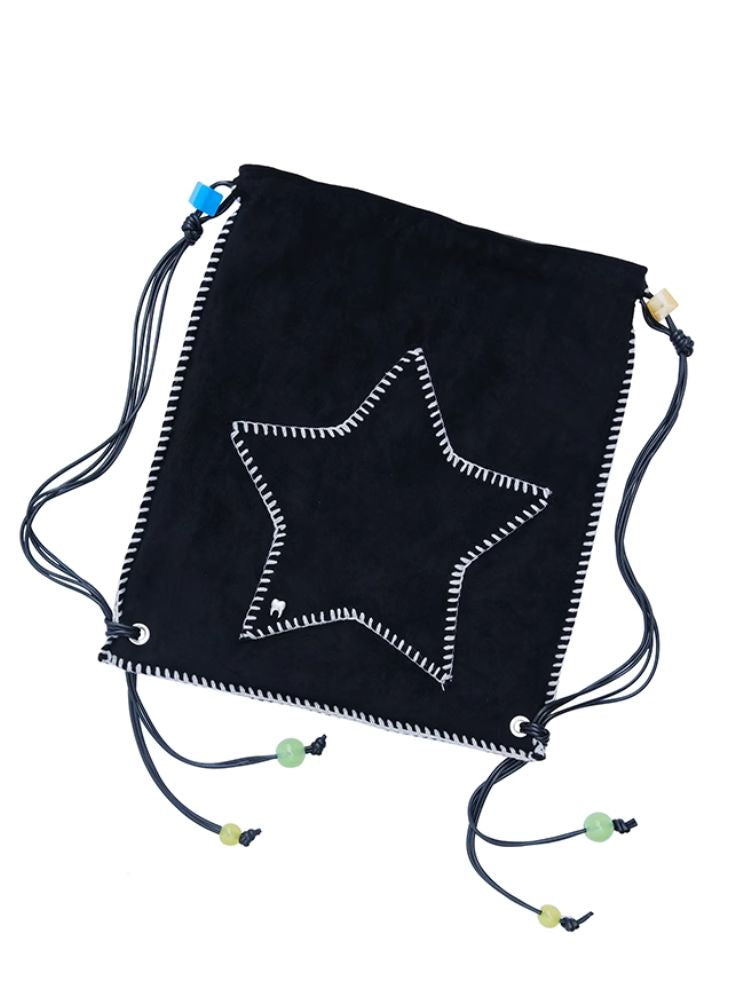 Star Drawstring Shoulder Bag【s0000005218】