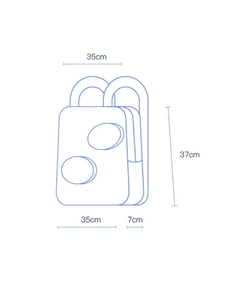 Plaid Oxford Large-capacity Backpack【s0000003292】