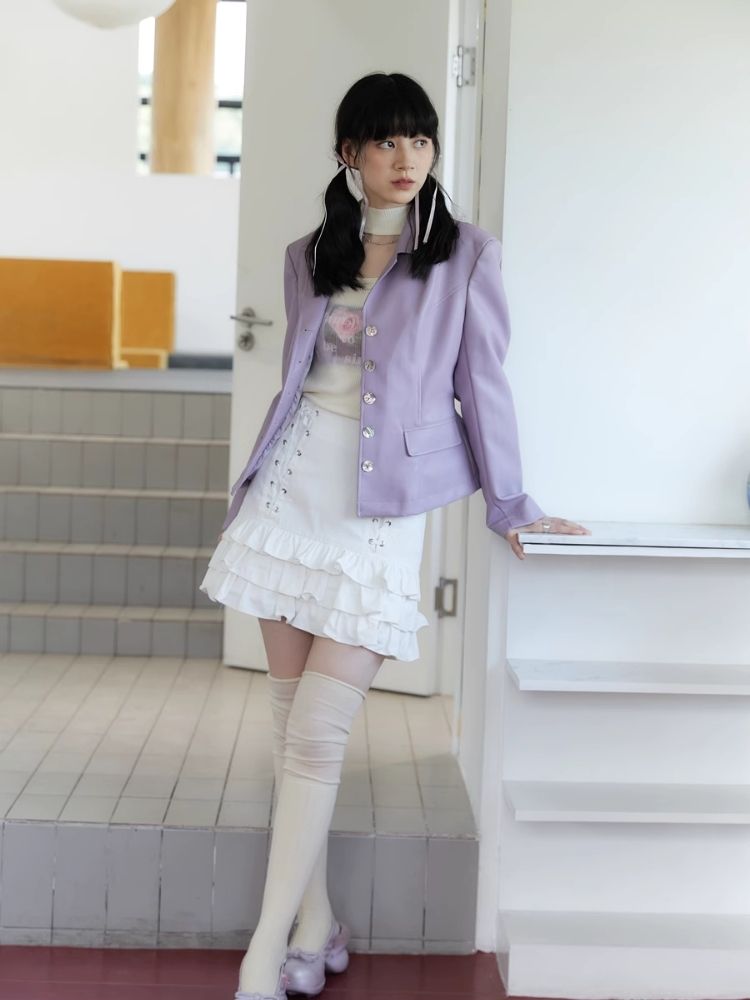 Romantic Swoosh Ambiance Rose Print Sweater【s0000006251】