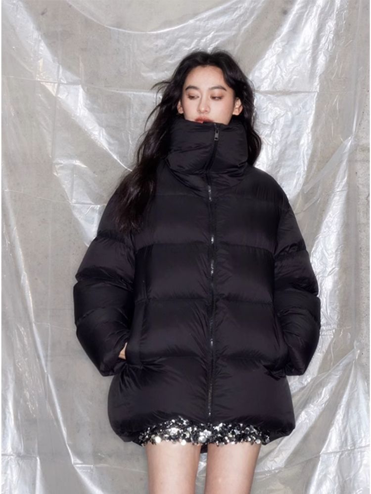 Quilted Standing Collar Light Down Jacket 【s0000005623】