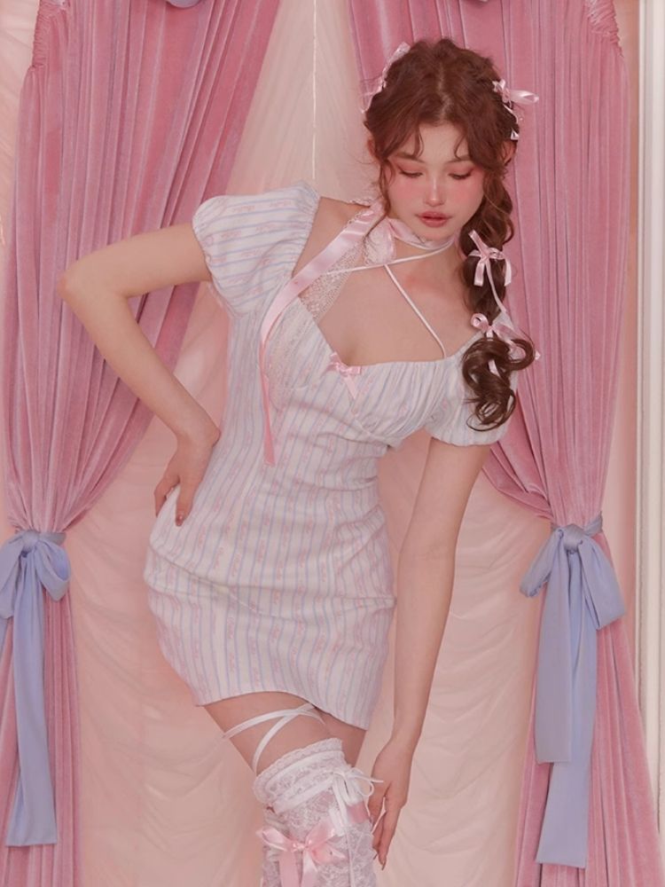 Double lace edge heart collar【s0000006592】