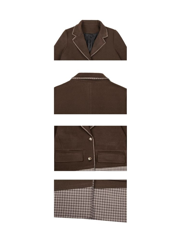 Sweet and cool college style blazer【s0000006505】