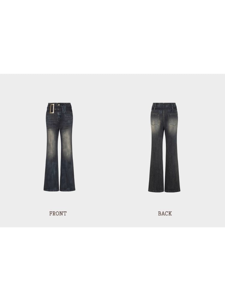 Classic washed jeans【s0000004079】