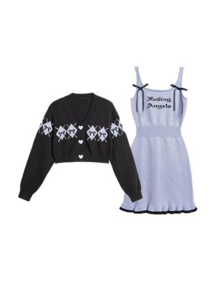 Sweet and Spicy Pure Lust Dress Sweater Set【s0000004425】