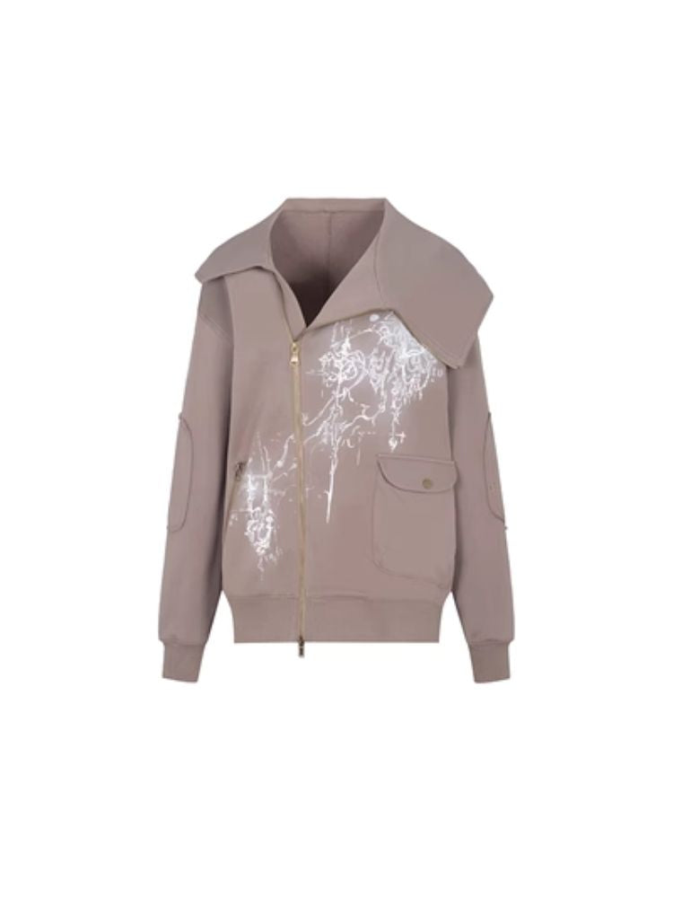 Loose zipper top jacket【s0000004094】