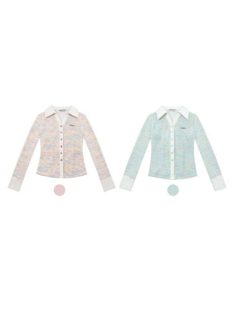 Knit cardigan jacket【s0000003782】