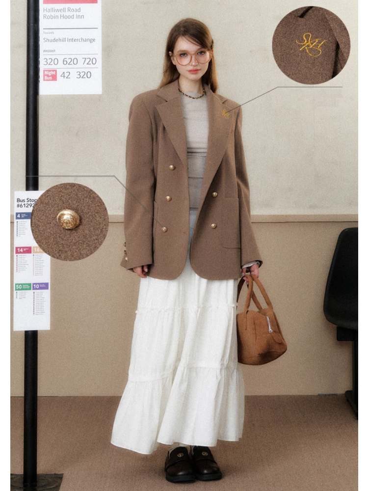 Double Breasted Loose Jacket【s0000006483】