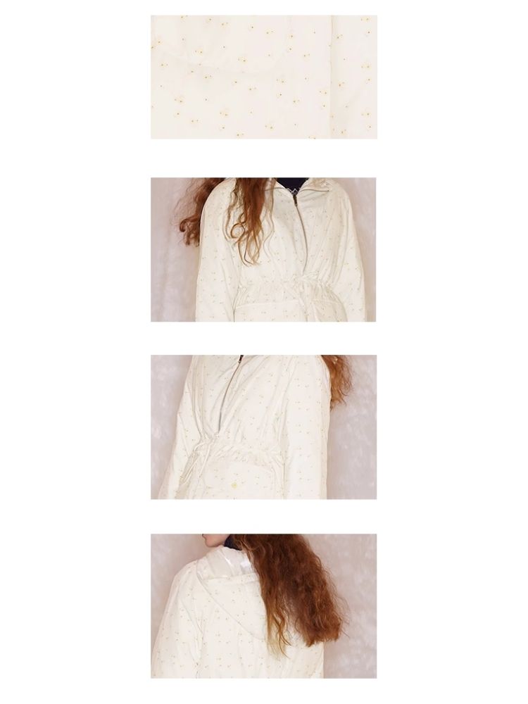 Middle length waisted down jacket【s0000005913】