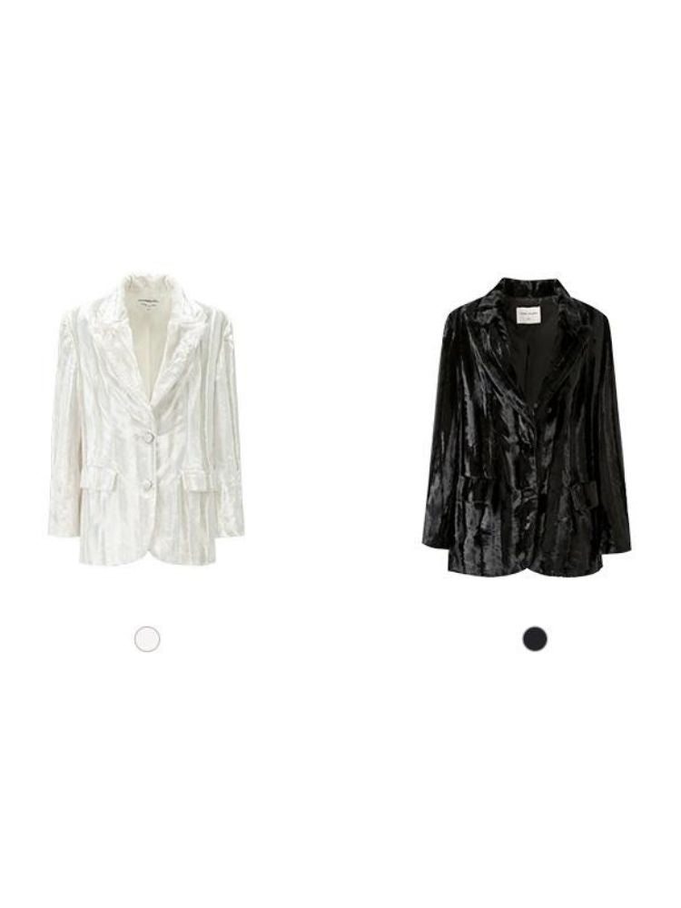 High quality plush blazer【s0000004126】