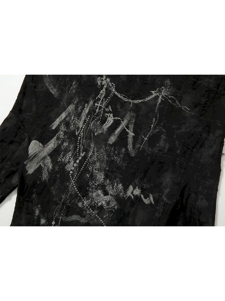 One Shoulder Long Sleeve Bottom Shirt【s0000011829】