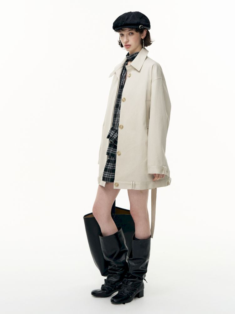 Plaid Ruffle Dress【s0000013739】