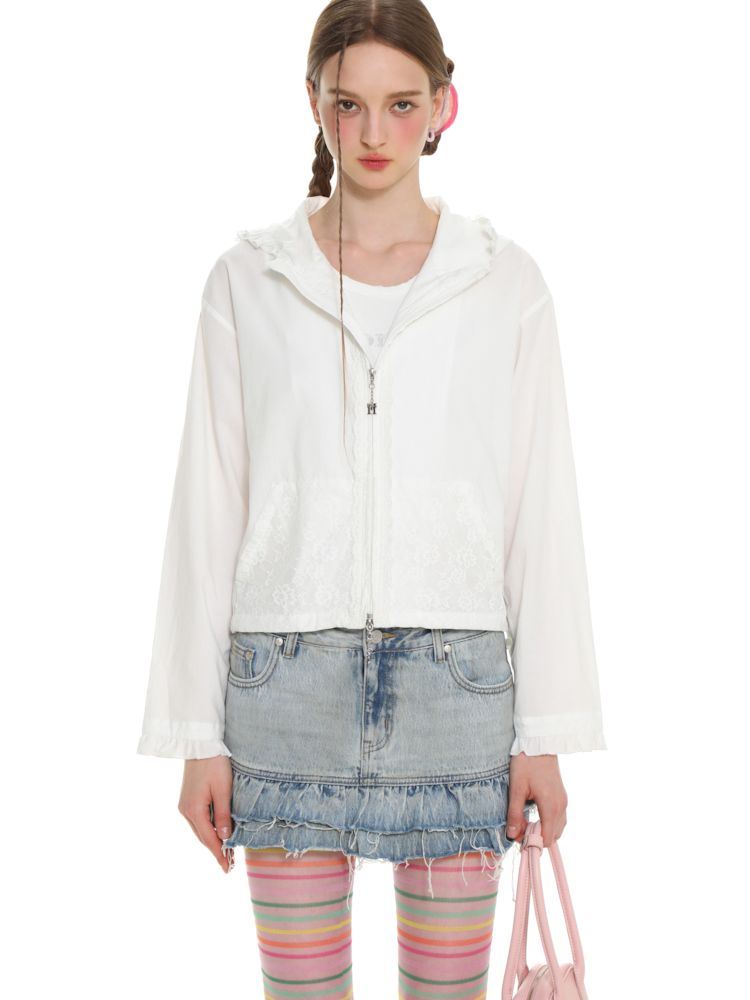 Rainbow bow big grab clip【s0000008687】