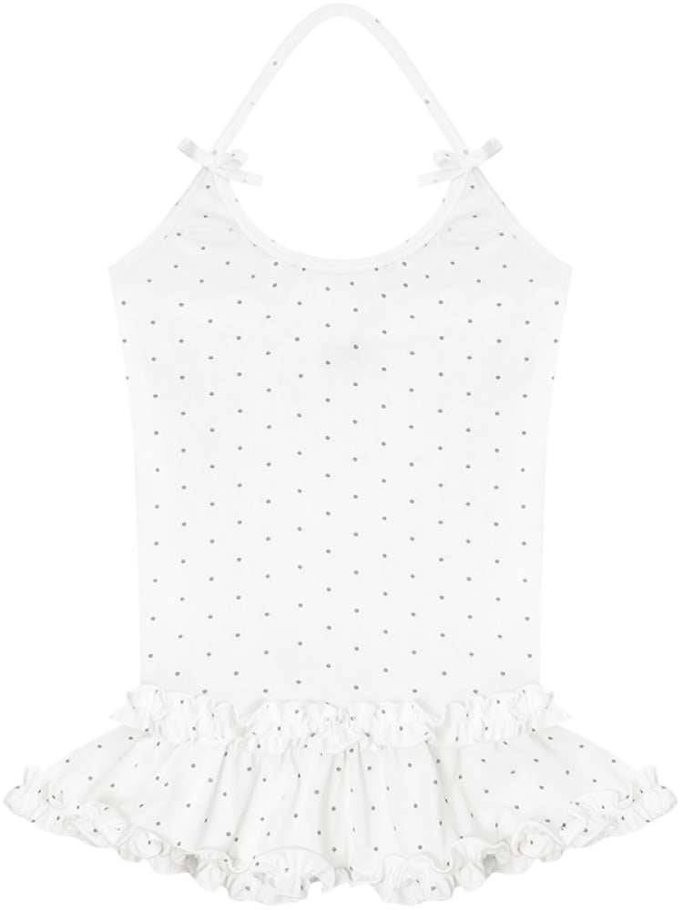 Lace Bow Polka Dot Halter Vest【s0000015432】