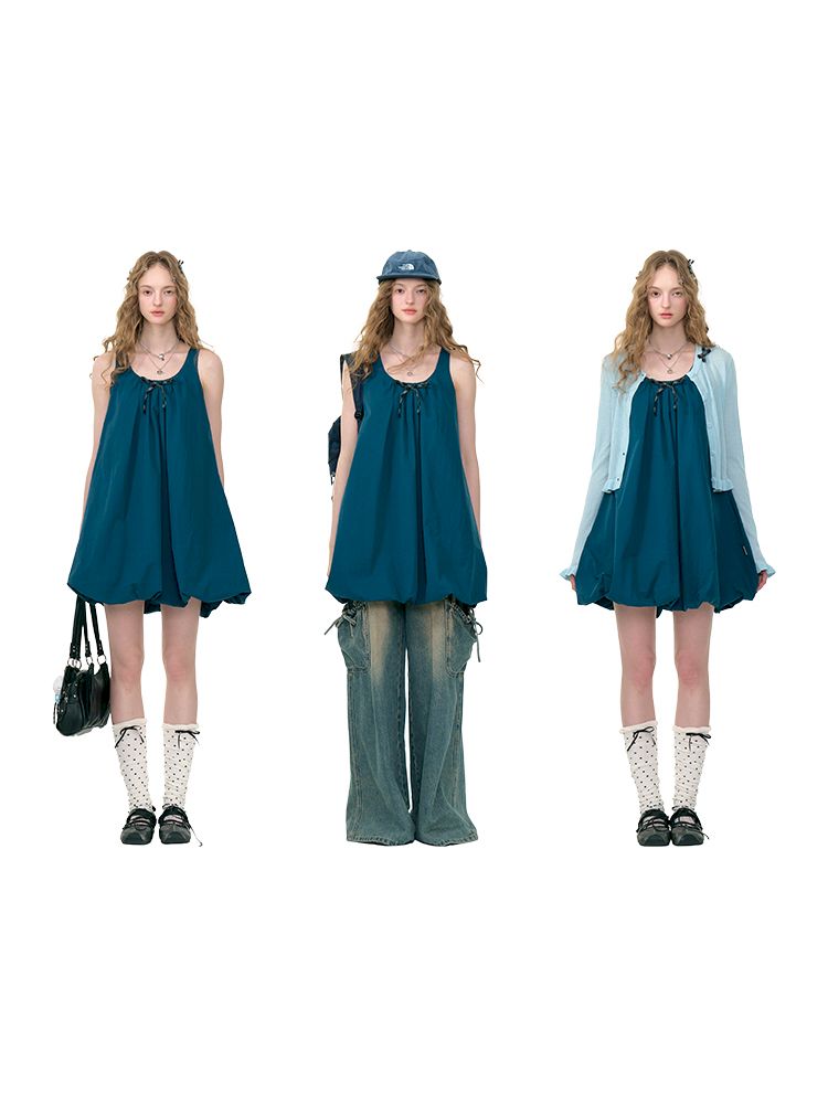 Pod Sleeveless Pocket Dress【s0000013381】
