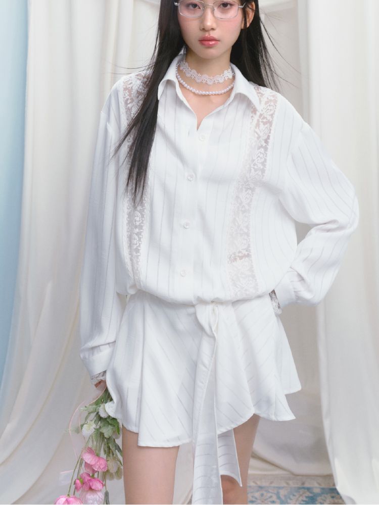 Two Piece Skirt Loose Shirt【s0000012156】