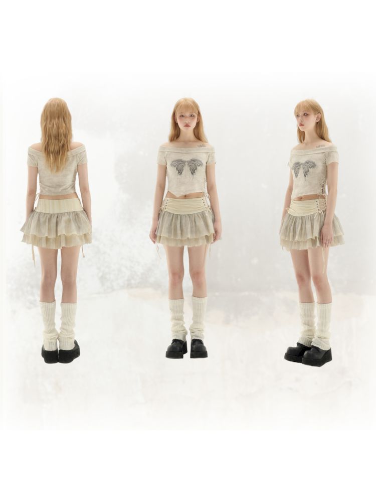 Strappy Ballet Halter Cake Skirt【s0000008392】