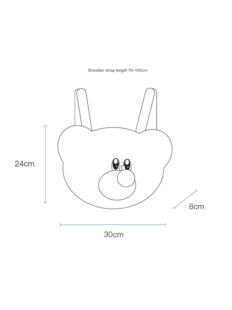 Apple Shaped Plush Backpack【s0000014152】