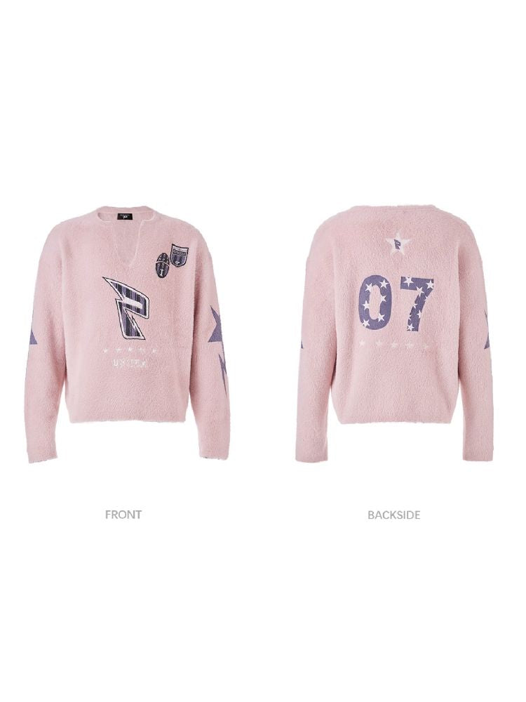 V-Neck Pullover Sweater【s0000011353】