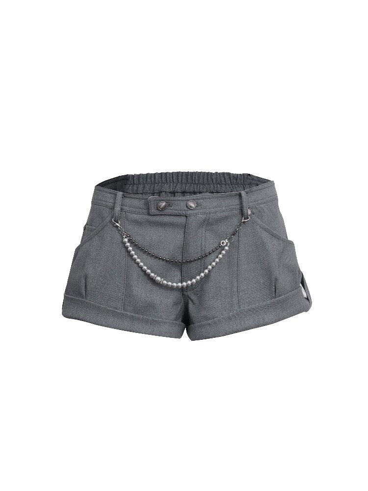 Vintage Worsted Fleece Mini Shorts【s0000016563】
