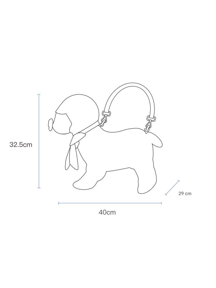 White Lamb Shape Handheld Crossbody Bag【s0000014507】