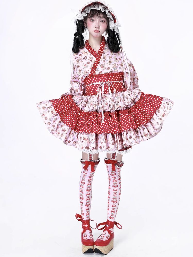 Vintage Girl Half-body Skirt【s0000012187】