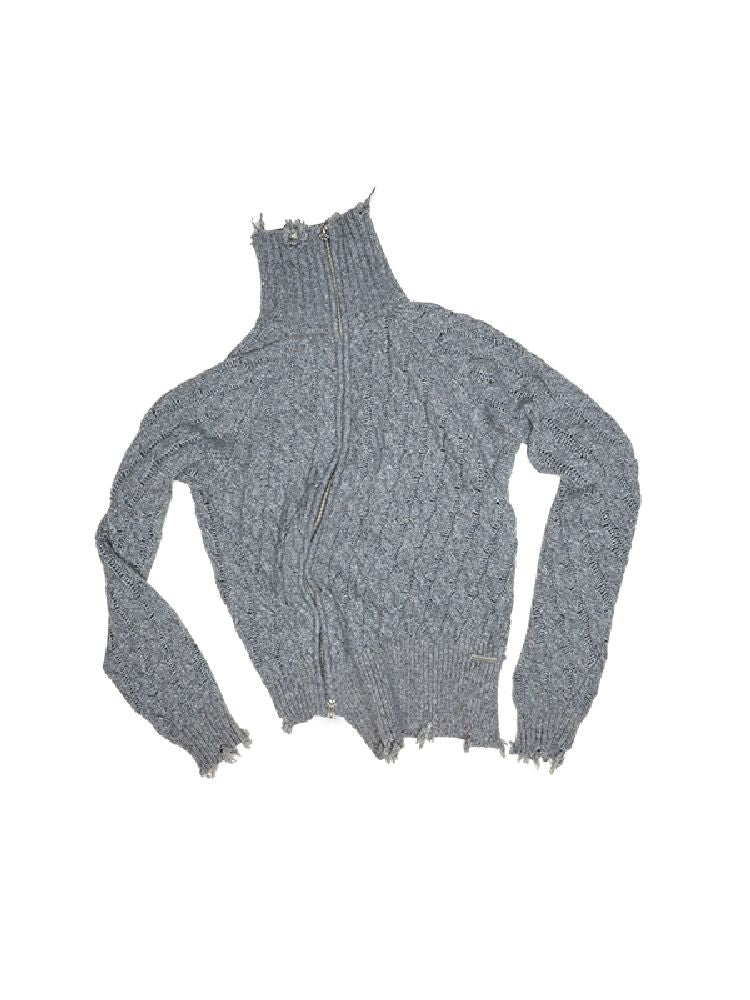 Slant Placket Knit Cardigan【s0000011576】