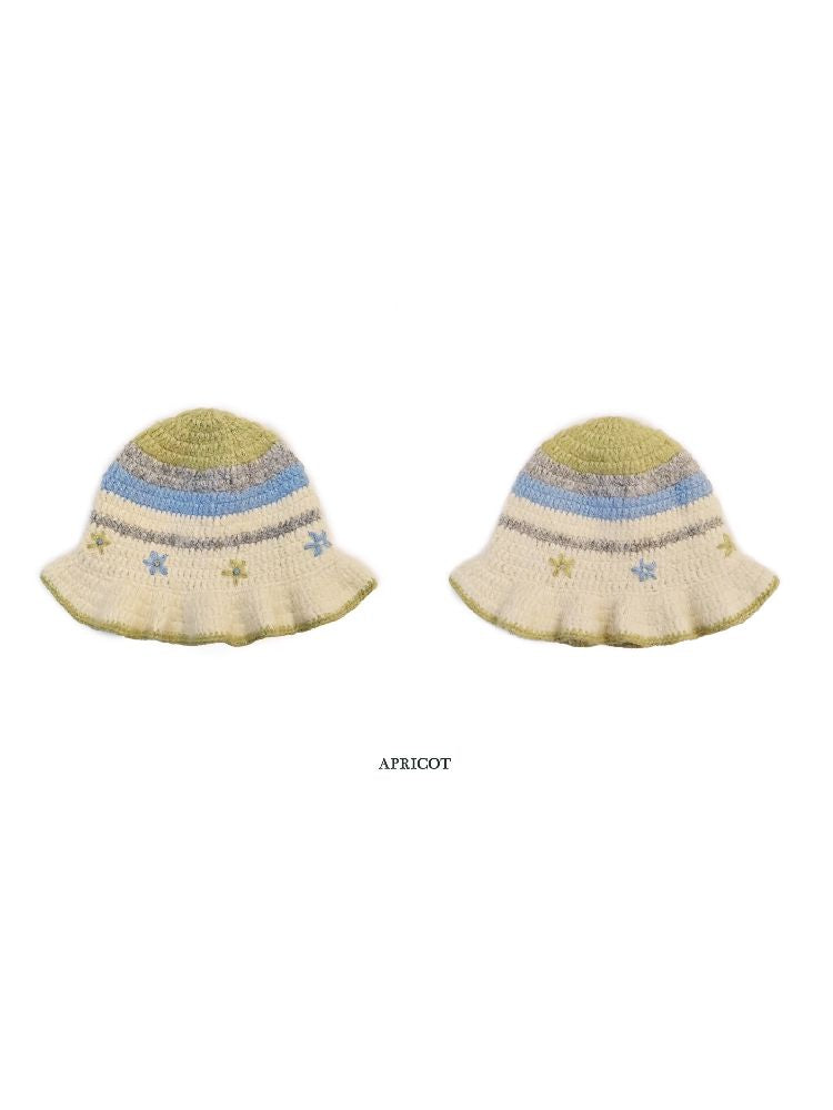 Embroidered Flower Fisherman's Hat【s0000005982】