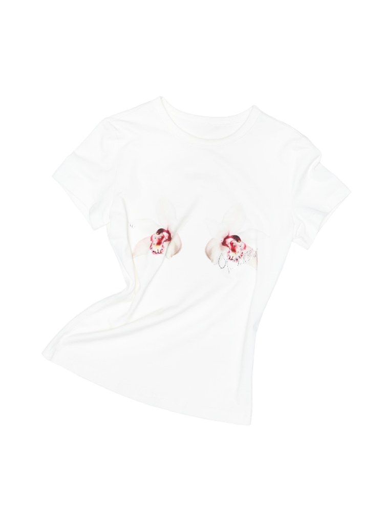 Printed Loose Short Sleeve T-Shirt【s0000012402】