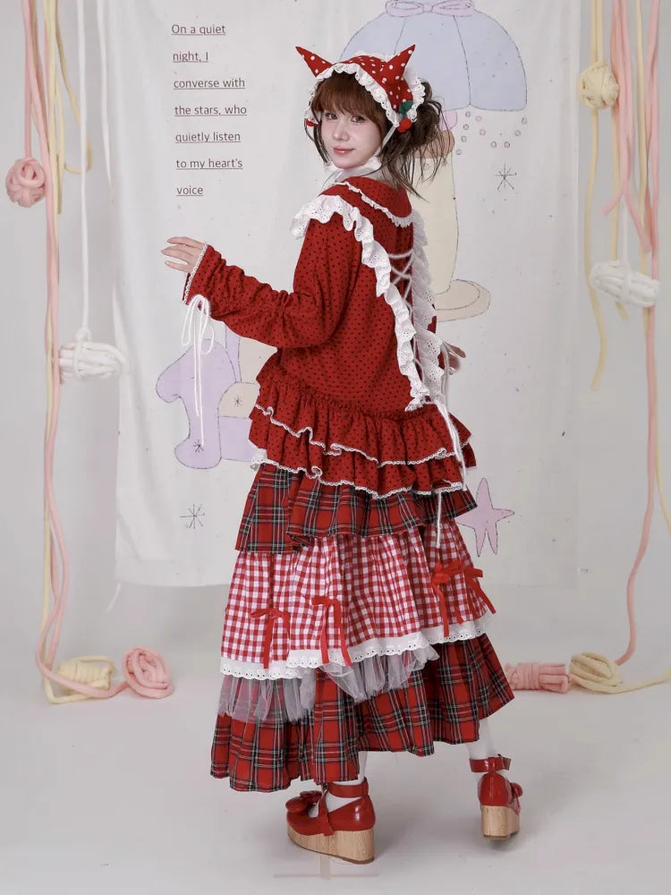 Cute Girl's Christmas Sweatshirt【s0000014108】