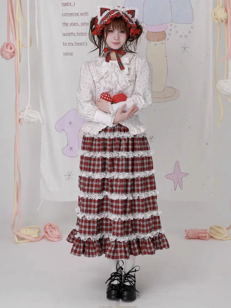 Lolita Showa-Era Girl Adorable Niche Half-Skirt【s0000014105】