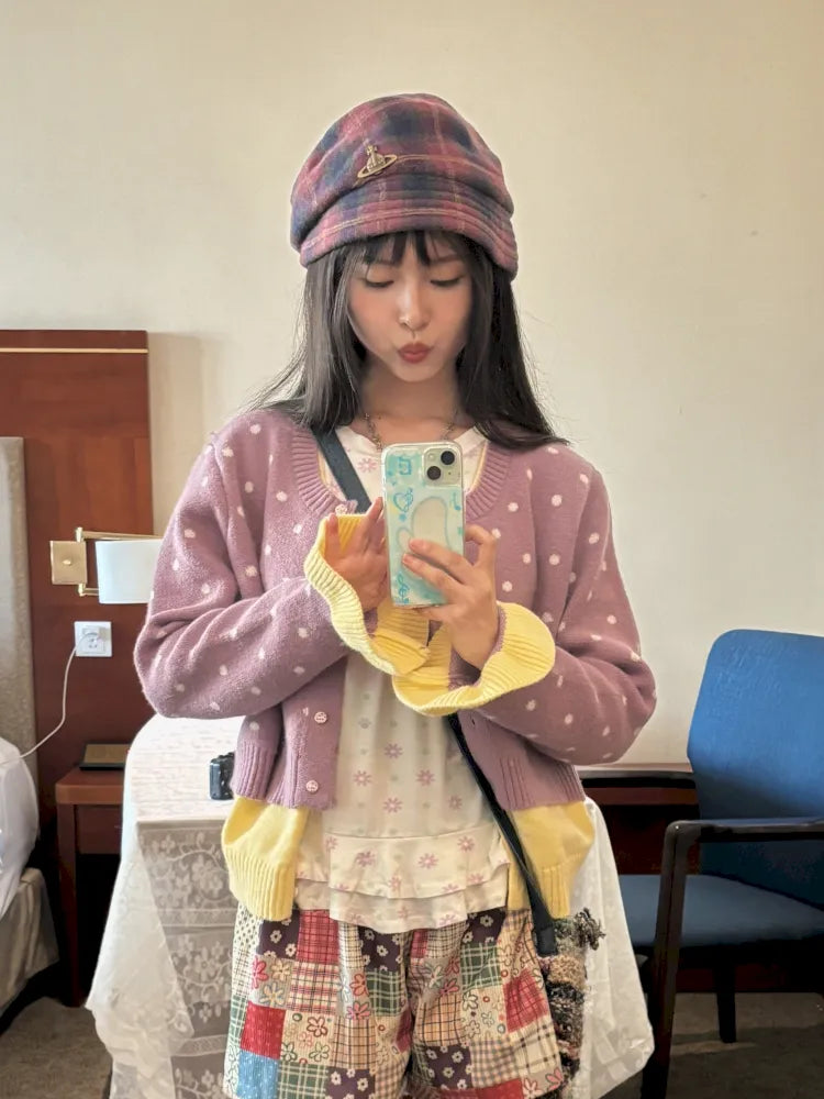 Fake Two-Piece Cardigan Sweater【s0000014169】