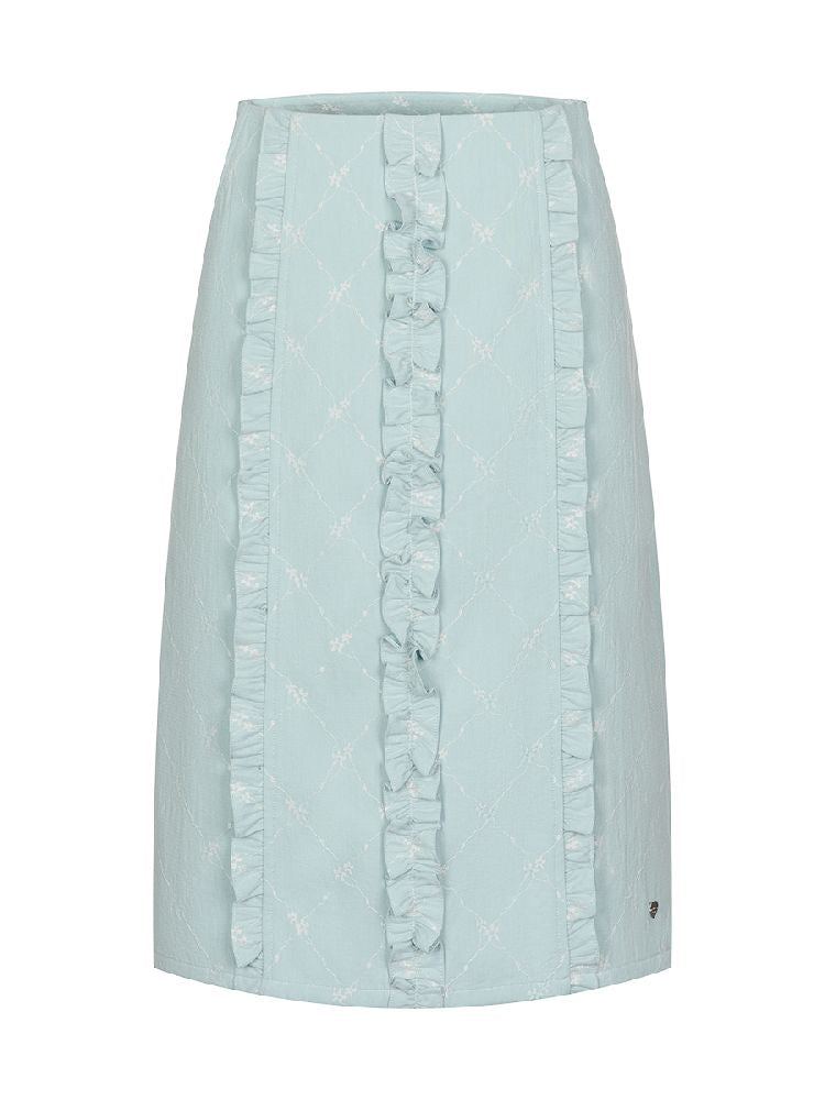 Hollow Lace A-line Half-body Skirt【s0000012000】