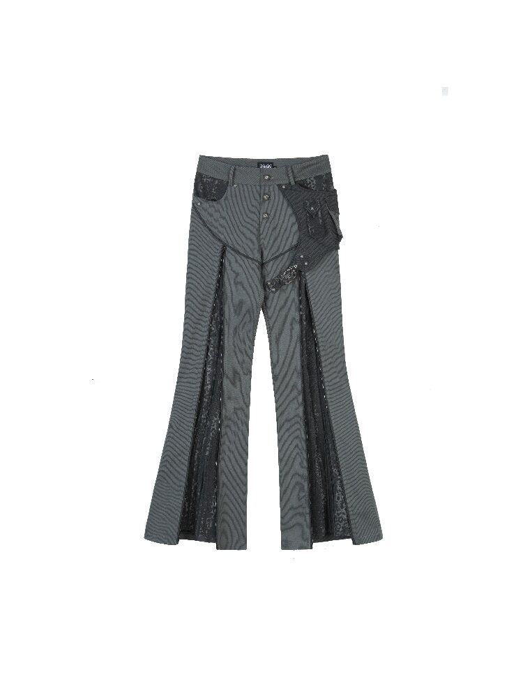 Multi-Wear Straight Flared Pants【s0000015955】