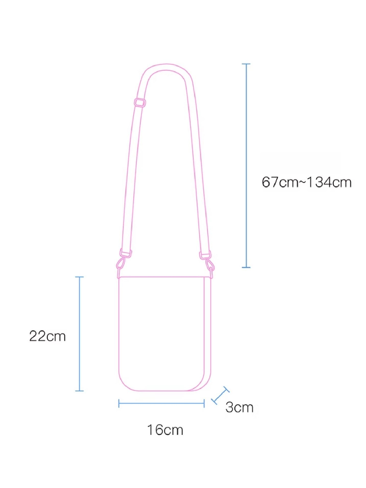 Illustration Pattern Crossbody Small Bag【s0000012012】