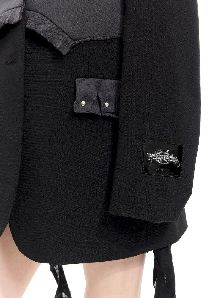 Loose Silhouette Rock Suit【s0000012069】