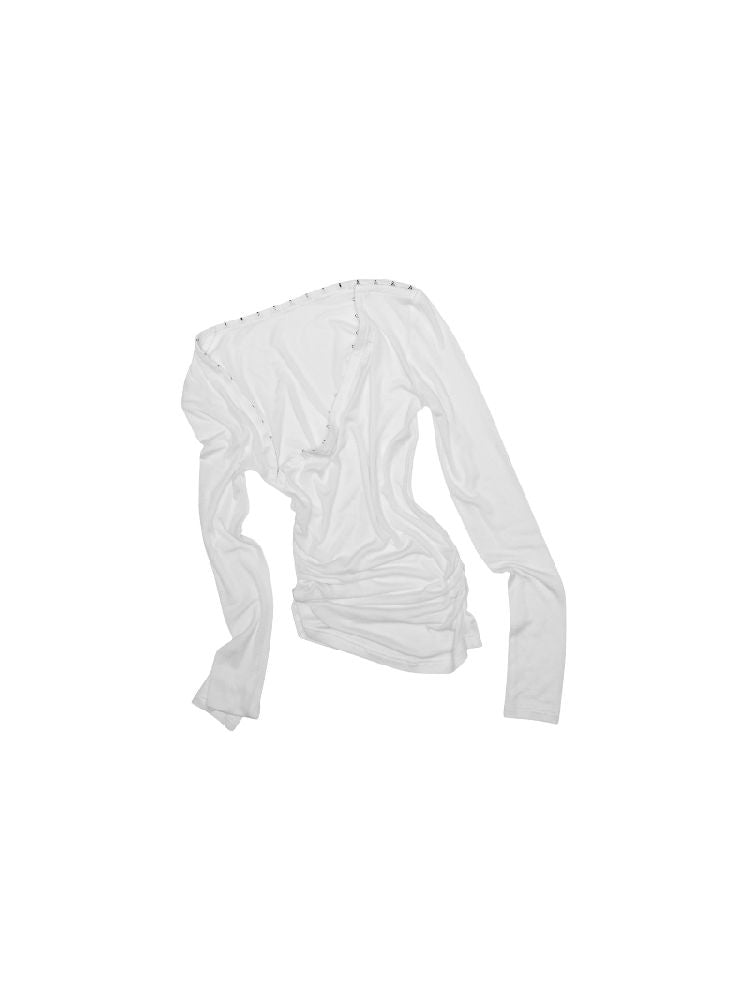 Slant Shoulder Bottom Shirt【s0000011592】