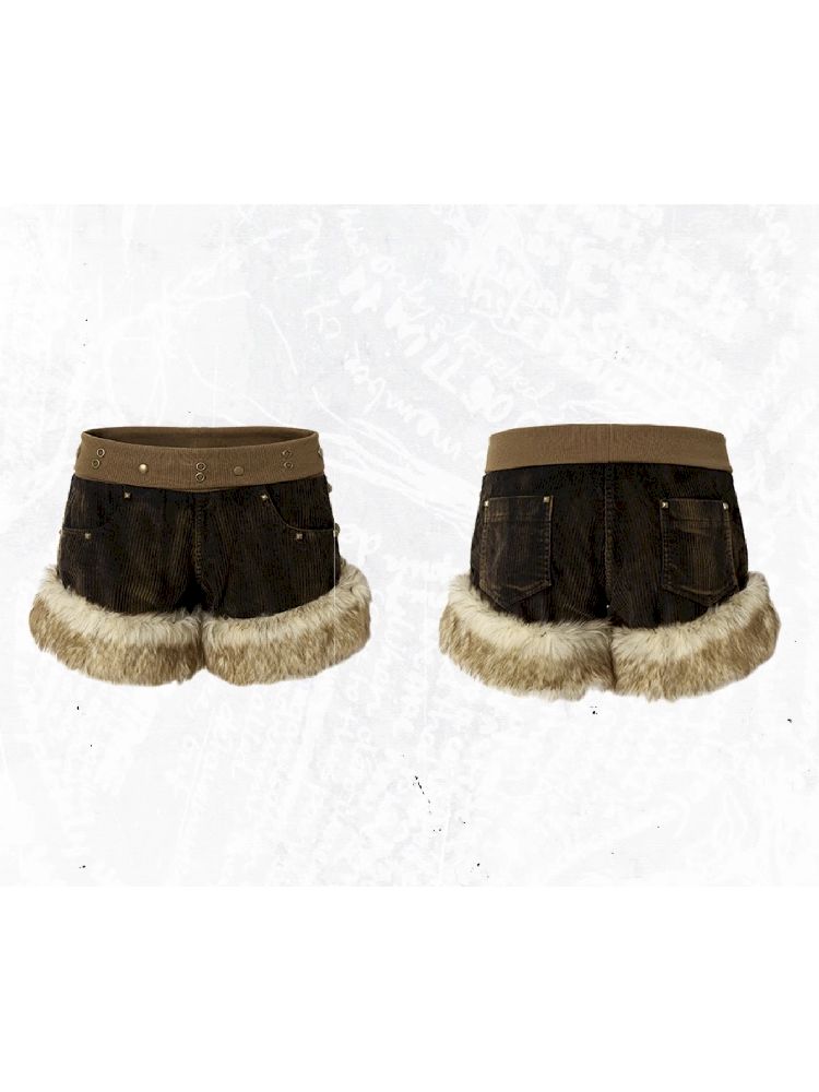 Corduroy A-line Shorts【s0000011430】