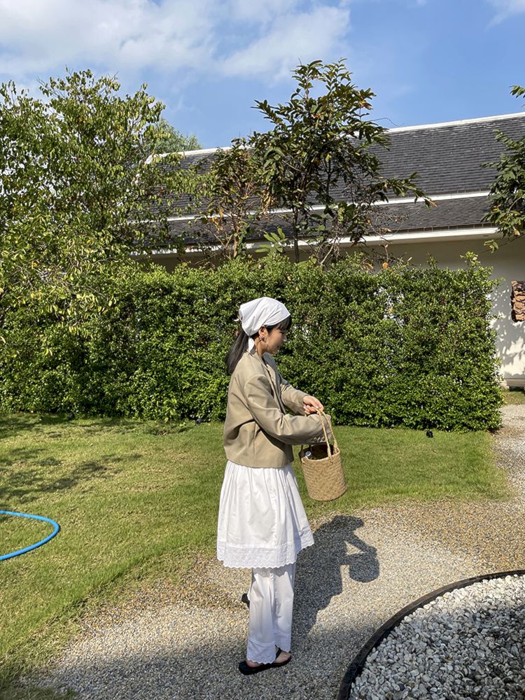 White Logo Trimmed Tricot【s0000007459】