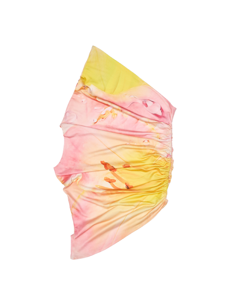 Floral One Shoulder Tank Top【s0000012393】