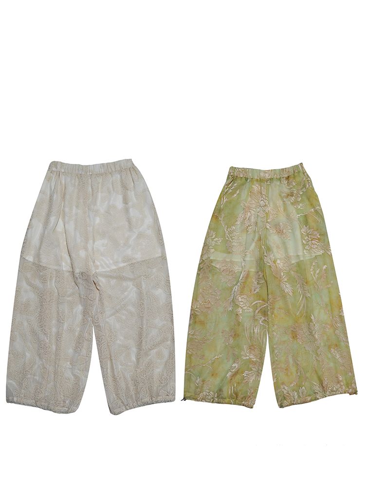 Loose elastic waist carrot leggings【s0000013517】