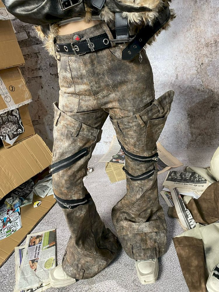 Bell Bottom Boot Cut Pants【s0000011486】